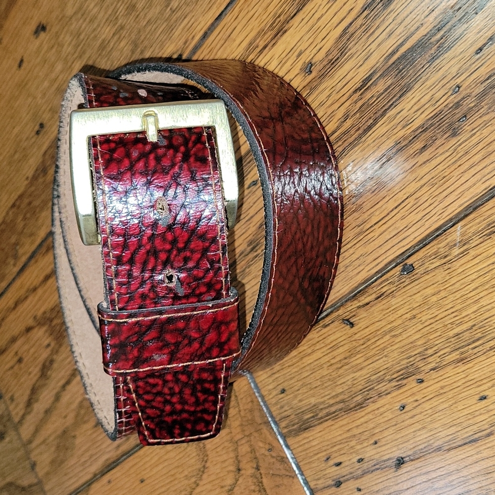 VINTAGE Tex Tan Leather Belt Size 32